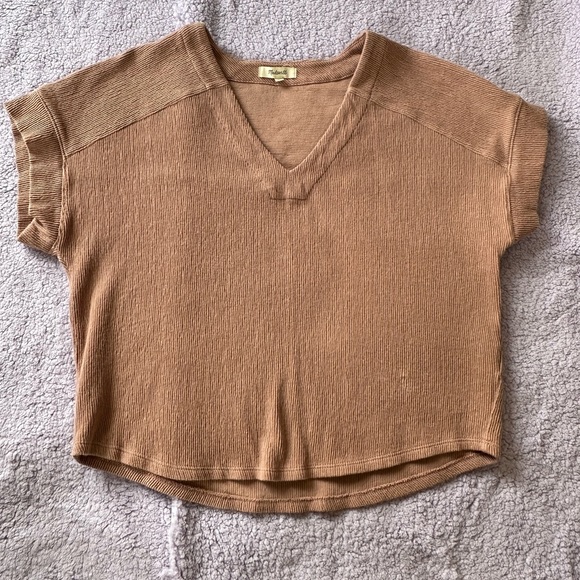Madewell v-neck boxy tee - Picture 1 of 3